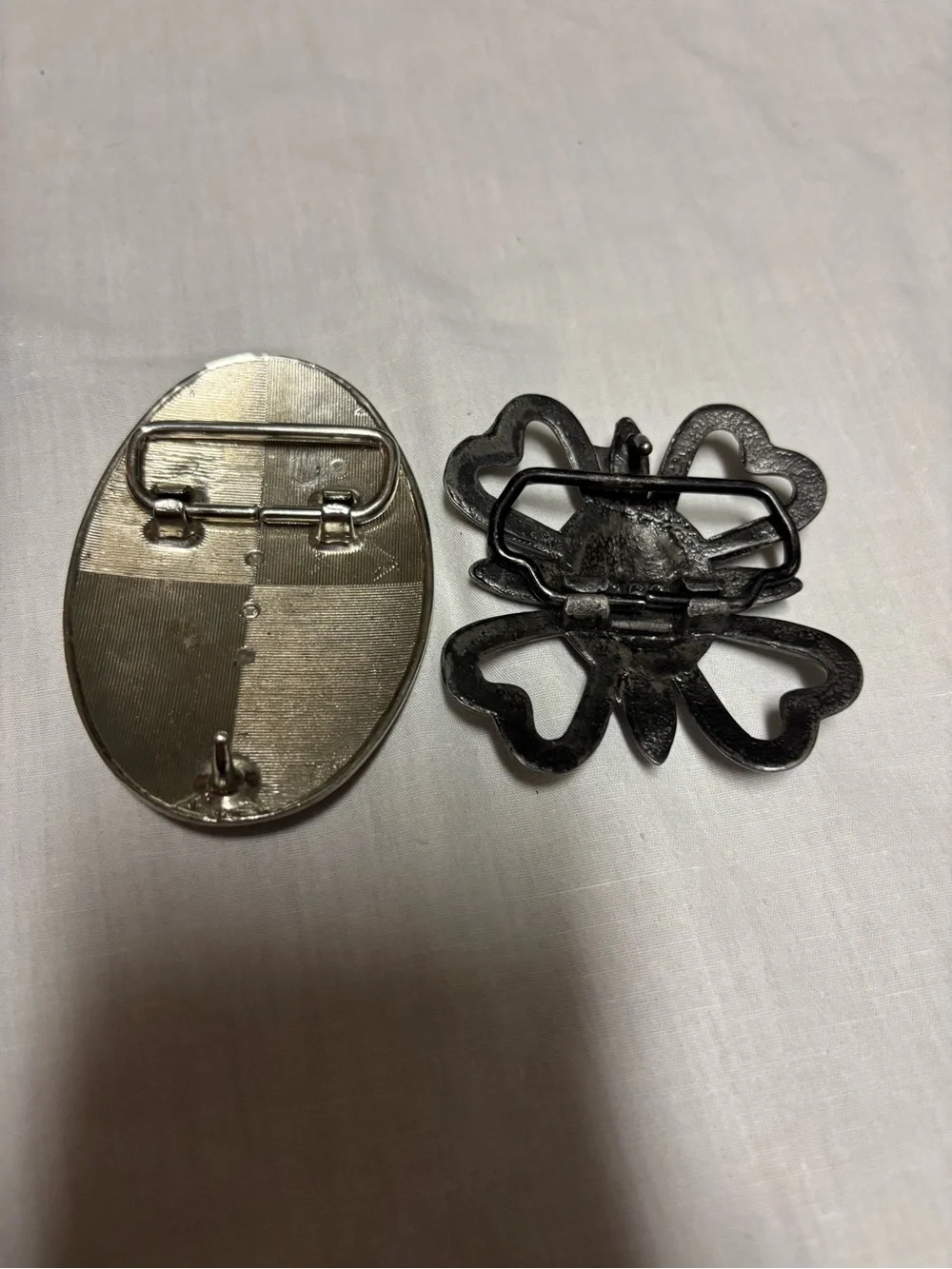 Two Vintage Western Belt Buckles